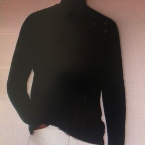 Black Turtleneck Sweater